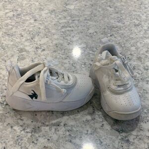 Kids' White Sneakers with Logo Accent